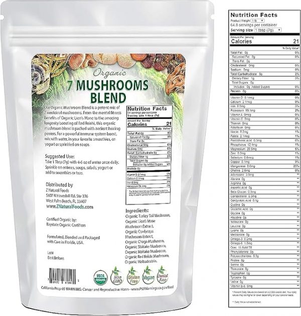 Cancer Support Products - 7 Mushrooms Blend